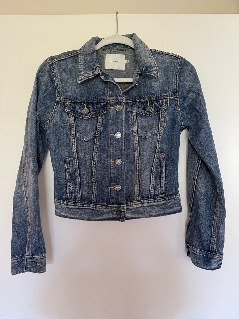 Talula/Aritzia Medium Wash Denim Jacket